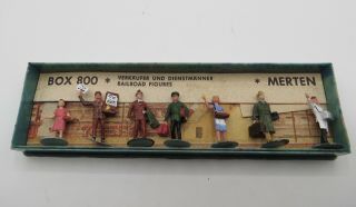 Vintage Ho Scale People - Merten - Box 800 Railroad Figure -