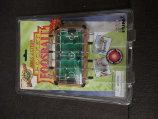 Vintage 1997 Basic Fun Mini Arcade Real Action Pocket Foosball Very Rare Ty682