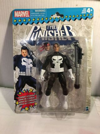 Marvel Legends Punisher 6 " Inch Vintage Retro Figure Avengers With Weapon