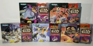 Micro Machines Star Wars Playset By Galoob.  Set Of 5 Playsets In Package