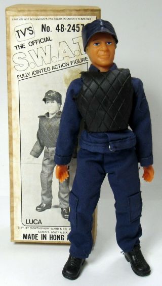 Vintage Montgomery Ward Ljn Mail Away Swat Tv Show Luca Figure