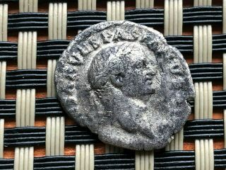 Silver Coin Of Vespasian 69 - 79 Ad Ar Denarius Ancient Roman Coin