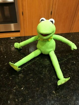Disney Jim Henson Muppets Kermit The Frog 12 " Stuffed Animal Plush