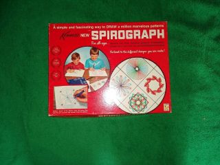 1967 Kenner Spirograph No.  401 Complete W/ Pens Paper Board Pins Instruction Etc