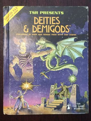 Deities & Demigods 144 Pages Cthulhu Etc.  Rare True 1st Print Signed Jim Ward