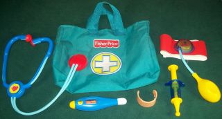 2004 Fisher Price Doctor Nurse Hospital First Aid Kit