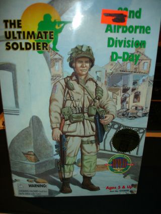 Rare 1:6 Ultimate Soldier 82nd Airborne Division D Day Figure 12 "
