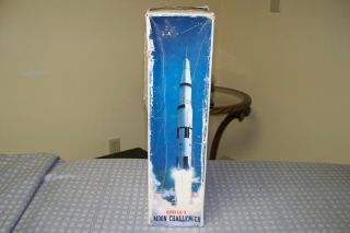 Apollo - X Moon Challenger Battery Operated Space Rocket Japan (great)