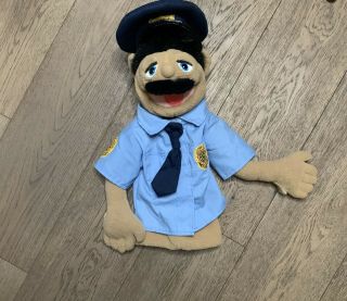 Melissa & Doug Police Officer Cop Rescue Plush Puppet 15 "