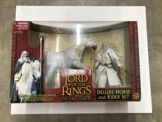 Gandalf And Shadowfax Lord Of The Rings Two Towers Deluxe Horse And Rider Set