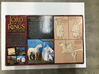 Gandalf And Shadowfax Lord Of The Rings Two Towers Deluxe Horse And Rider Set 2