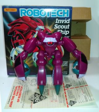 Robotech Invid Scout Ship - Toy,  1985 Matchbox