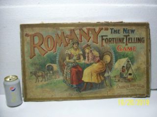 Antique 1899 Parker Brothers Romany The Fortune Telling Game