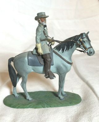 American Civil War Confederate Army Of Virginia General Robert E.  Lee On Horse