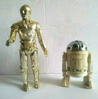 Vintage Star Wars C3po & R2d2 (1977 Kenner)