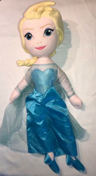 Disney Frozen Elsa Snow Queen Large 26” Plush Doll.
