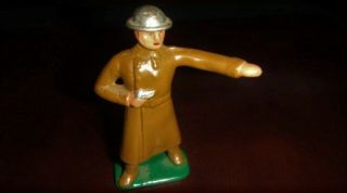 Heavy Vintage Barclay Manoil Lead Toy Soldier Army Military Chaplain