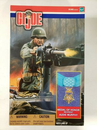 2001 Gi Joe 12 " Medal Of Honor Recipient Audie Murphy Hasbro