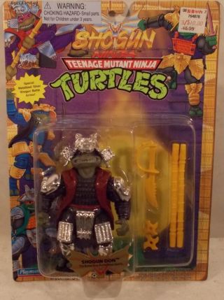 Teenage Mutant Ninja Turtles Tmnt 1994 - Shogun Donatello Don Yellow Weapons Moc