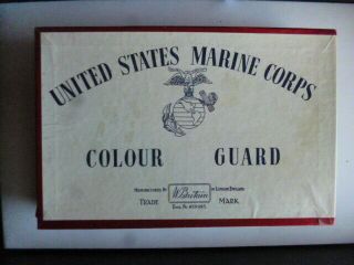 Vintage Britains Toys Us Marine Corps Colour Guard 4 Piece Boxed Set 2101