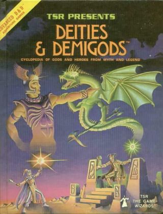 Tsr Ad&d 1st Ed Deities & Demigods (1st Printing W/cthulhu & Melnibonea Hc Fair