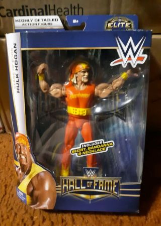 Wwe Mattel Elite Hall Of Fame Hulk Hogan Figure In Package