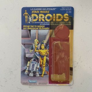 1985 Kenner Star Wars Droids Animated C - 3po Card Back Canada Canadian