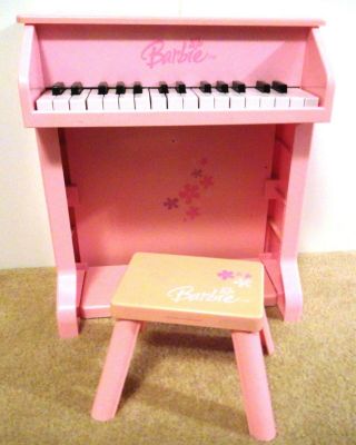 Barbie B - Musical Child Size Upright Piano With Bench,  2005