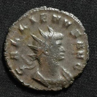 Gallienus,  253 - 268 Ad,  Ae Antoninianus,  Virtvs Avg/soldier Rev,  Ric 325