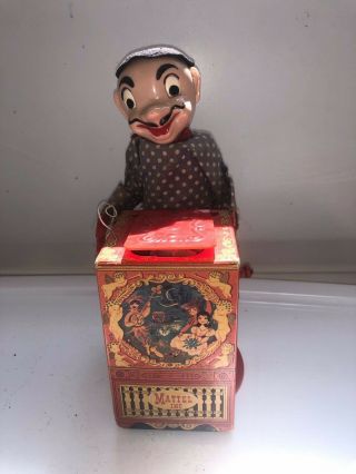Vintage 1952 Mattel Bob Routledge Monkey In The Box Toy