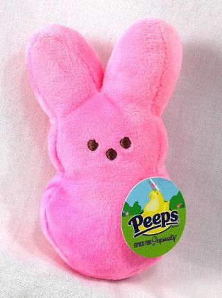Small Peeps Bunny Pink Wtag Mini Plush Stuffed Animal Peepsonality Dandee Rabbit