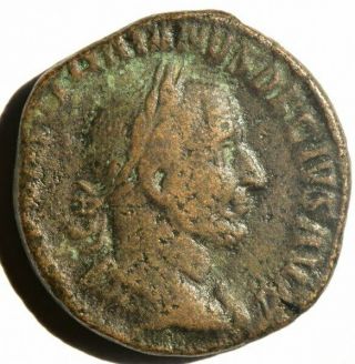 Trajan Decius Ae Sestertius.  Pannoniae