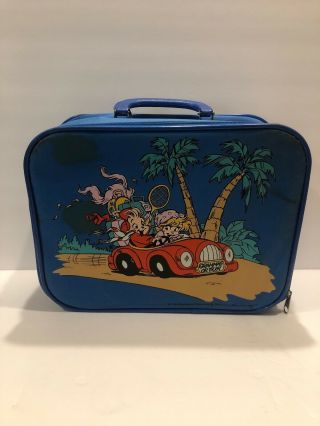 Vintage 1990 Alvin And The Chipmunks Child Suitcase - Luggage Size Small Cute