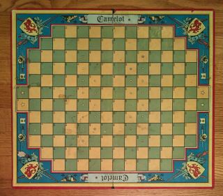 Vintage Camelot Game Board By Parker Brothers Copyright 1930 - Board Only