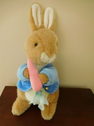 Eden 14 " Plush Peter Rabbit W/ Carrot