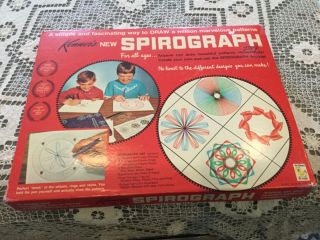 Vintage Kenner Spirograph,  Plenty Of Pics,  Classic Spirograph Toy.