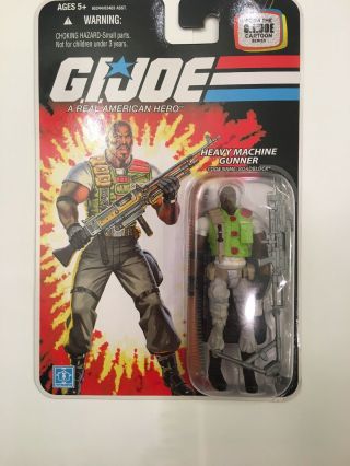 Hasbro G.  I.  Joe Heavy Machine Gunner " Roadblock " Action Figure