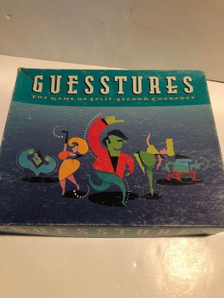 Guesstures,  1990 The Game Of Split Second Charades
