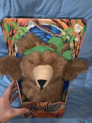 Rare Vintage 1991 Mattel Hook Peter Pan Taddy Bear In The Box 3
