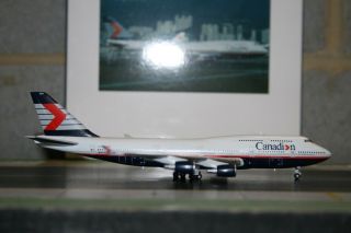 Bigbird Big Bird 1:400 Canadian Airlines Boeing 747 - 400 C - Fbca (bb4 - 2017 - 003)