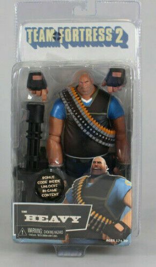 Team Fortress 2 - The Heavy 7 " Action Figure - Blue Version Neca