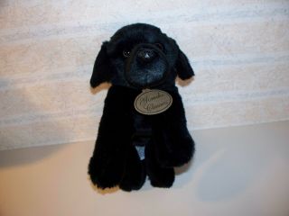 Russ Berrie Yomiko Classics 11 " Black Labrador Dog Plush Stuffed Animal