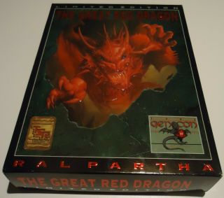 Ral Partha 01 - 503 Great Red Dragon Limited Edition D&d Complete Tsr Gencon 25