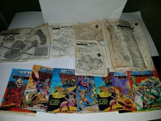 Vintage He - Man Instructions And Comics Masters Of The Universe Motu Grayskull