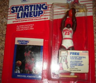 1988 Starting Lineup Basketball Michael Jordan Rc Rookie Chicago Bulls