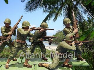 Britains 1/32 The US Marines 6 figures in 6 different poses №2 3