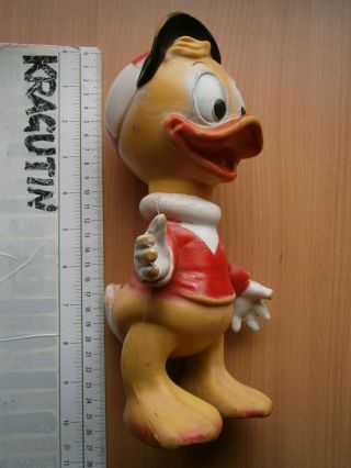 25cm Huey Dewey Louie Donald Duck Walt Disney Yugoslavia Biserka Rubber Toy Doll