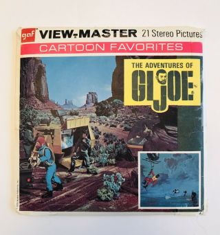 Vintage Viewmaster Gaf The Adventures Of Gi Joe Complete With Booklet 1974