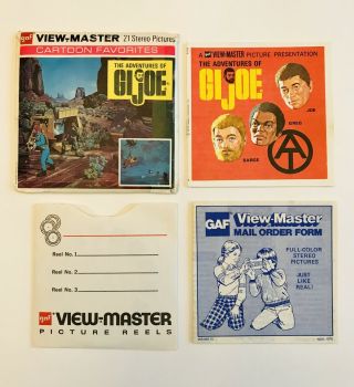 Vintage Viewmaster GAF The Adventures of GI Joe Complete With Booklet 1974 2