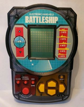 1995 Milton Bradley Battleship Electronic Handheld Game - -